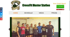 Desktop Screenshot of crossfitmusterstation.com