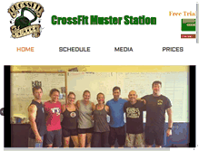 Tablet Screenshot of crossfitmusterstation.com